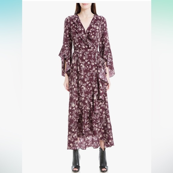 Max Studio Wraparound Ruffle Dress - Picture 12 of 12